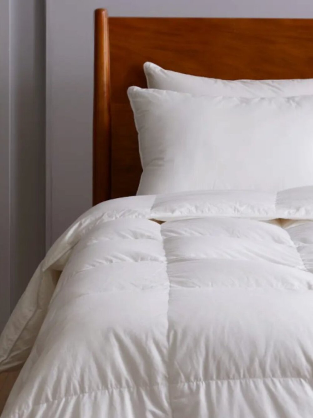 Quince Premium Down Alternative Comforter Twin Lightweight Cotton NWOT